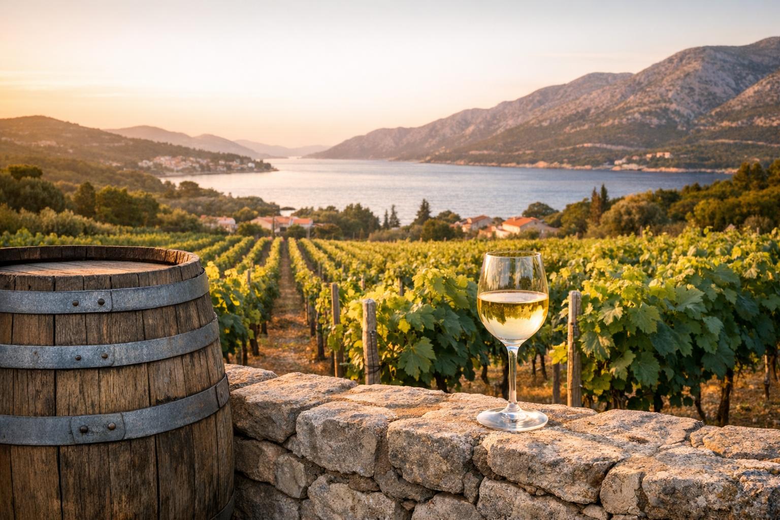 10 najlepszych winnic na Korčuli