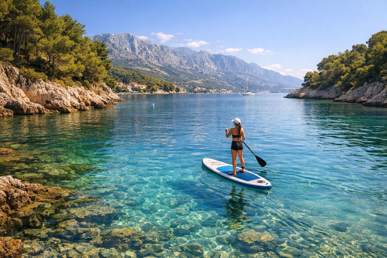 10 najlepszych miejsc na SUP w Chorwacji
