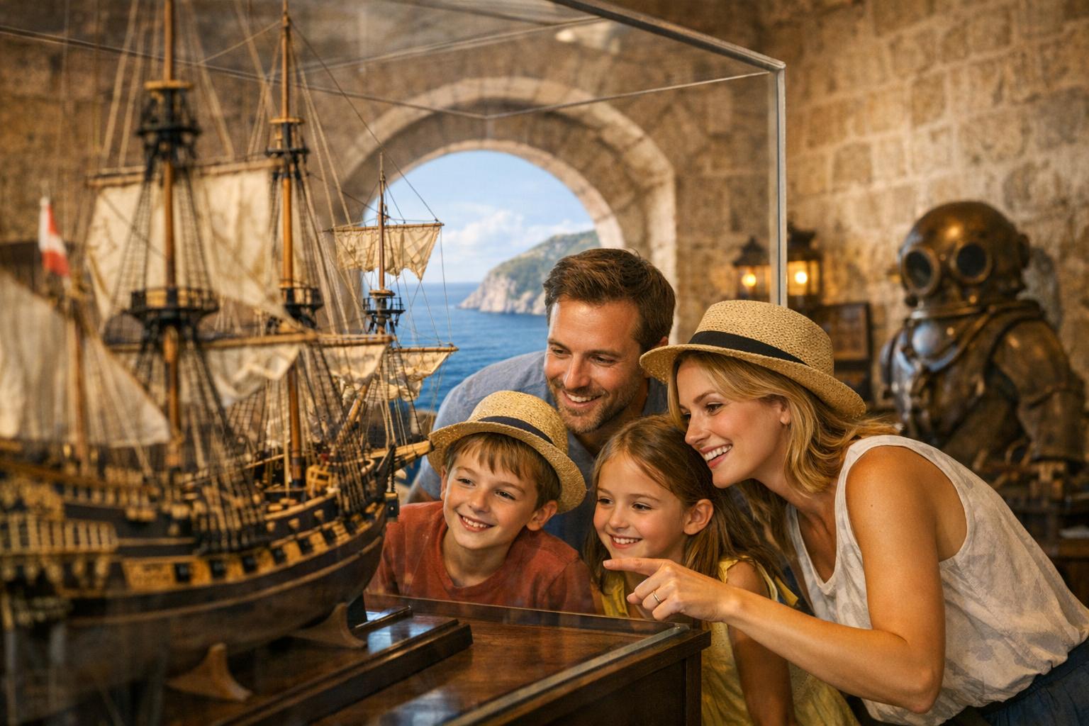 Przewodnik po Muzeum Morskim w Dubrowniku dla Rodzin