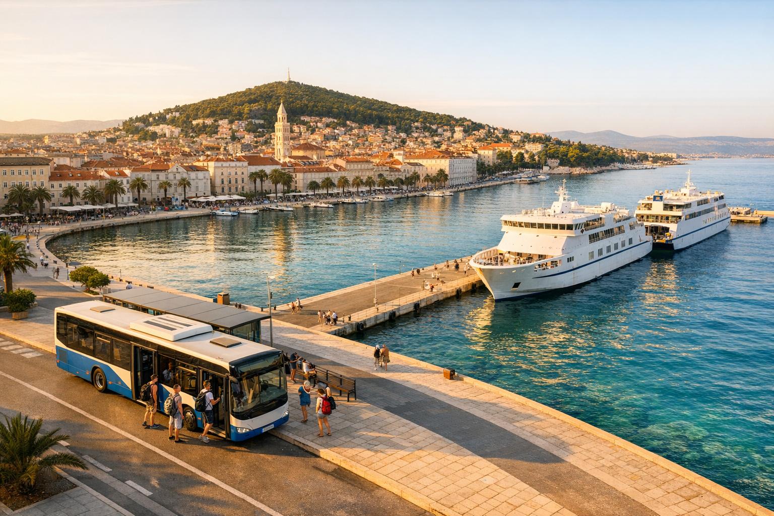 Komunikacja miejska w Splicie – autobusy, promy na wyspy, bilety i ceny