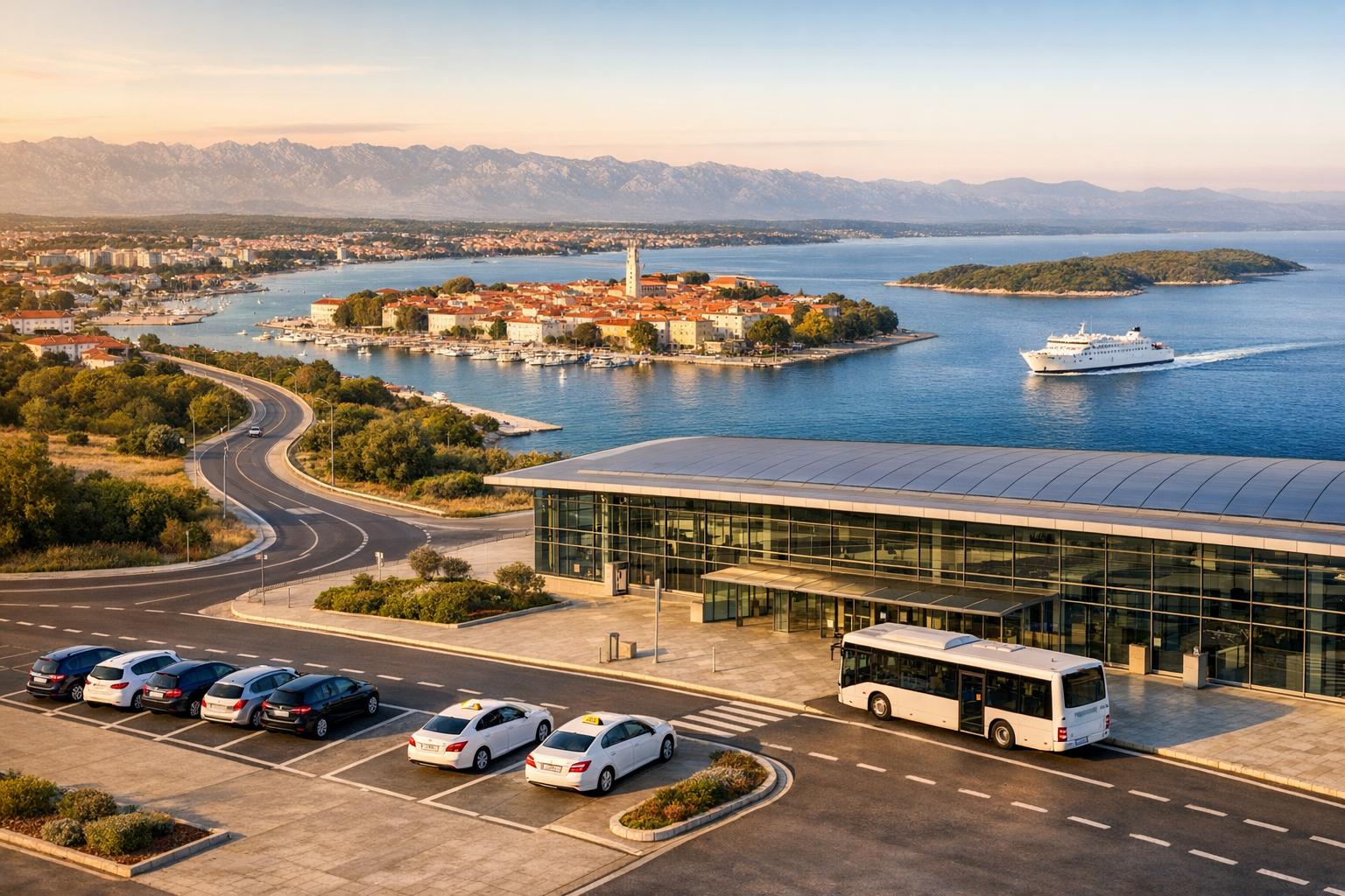 Lotnisko w Zadarze – dojazd do centrum, na wyspy i do parkow narodowych