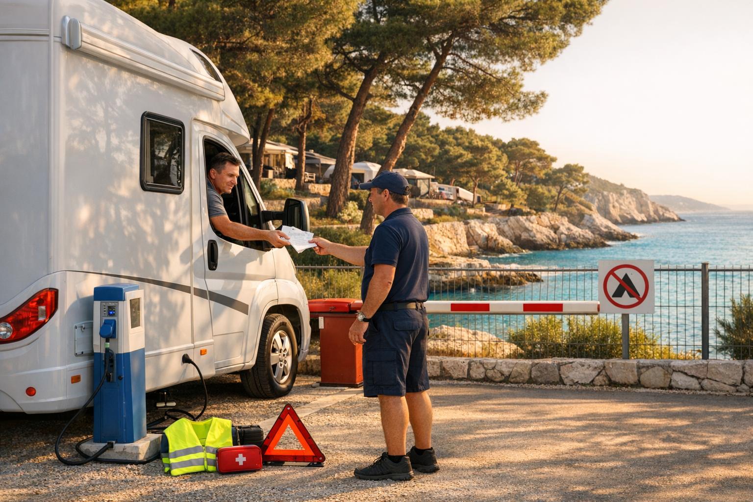 Chorwacja kamperem – przepisy, biwakowanie na dziko, kary 200-1300€