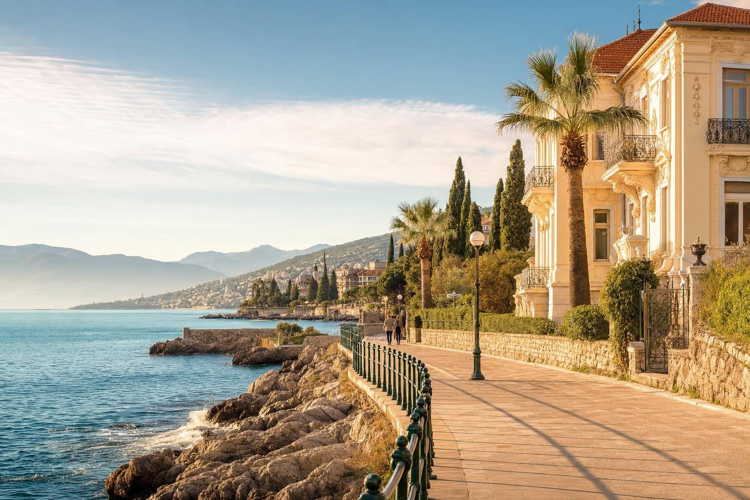 Opatija – riwiera z habsburskim sznytem: co zobaczyć, Lungomare i plaże